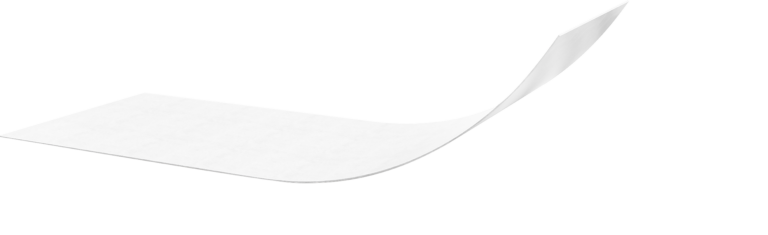 Image d'un liner blanc pour un adhésif
