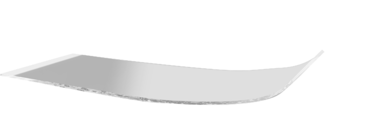 Schéma 3D d'une première couche de colle pour un adhésif