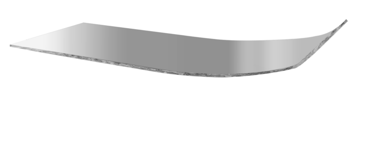 Schéma 3D d'une couche de colle pour un adhésif
