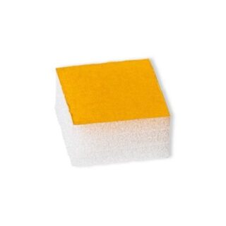 Photo d'un petit échantillon de mousse avec un adhésif