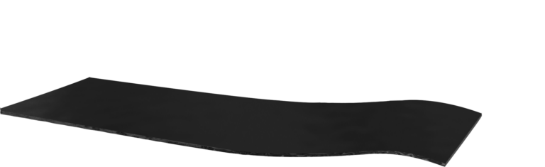 Schéma 3D d'un seconde couche de colle noir pour un adhésif