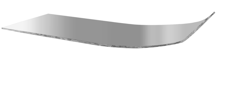 Schéma 3D d'une couche de colle pour un adhésif