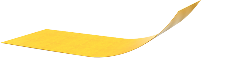 Image 3D d'un liner jaune